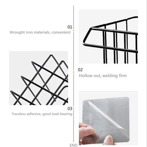 Metal Sponge Holder With Towel Stand, Kitchen Dish Cloth Sponge Shelf Storage Basket, Bathroom Towel Drain Rack Kitchen Organizer, Shower Caddy Basket Shelf Metal Sponge Holder With Towel Stand, Kitchen Dish Cloth Sponge Shelf Storage Basket, Bathroom Towel Drain Rack Kitchen Organizer, Shower Caddy Basket Shelf